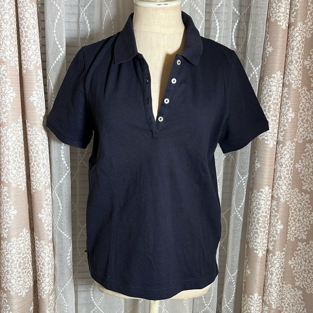 Charter Club Navy Polo Shirt – Size Medium
